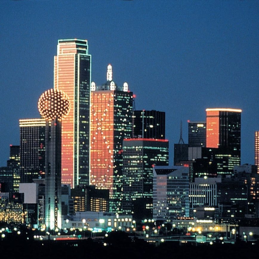 Dallas, Texas. A magnificent skyline.
